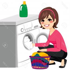 300x300 Stock Illustration Vector Laundry And Washing Machine Createmepink