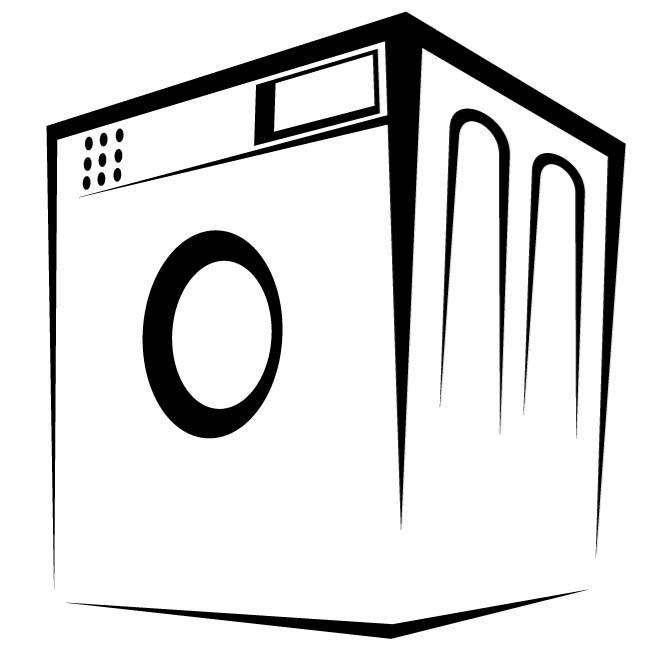 660x660 Washing Machine Vector Image