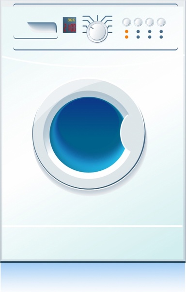 384x600 Washing Machine Free Vector In Adobe Illustrator Ai ( .ai