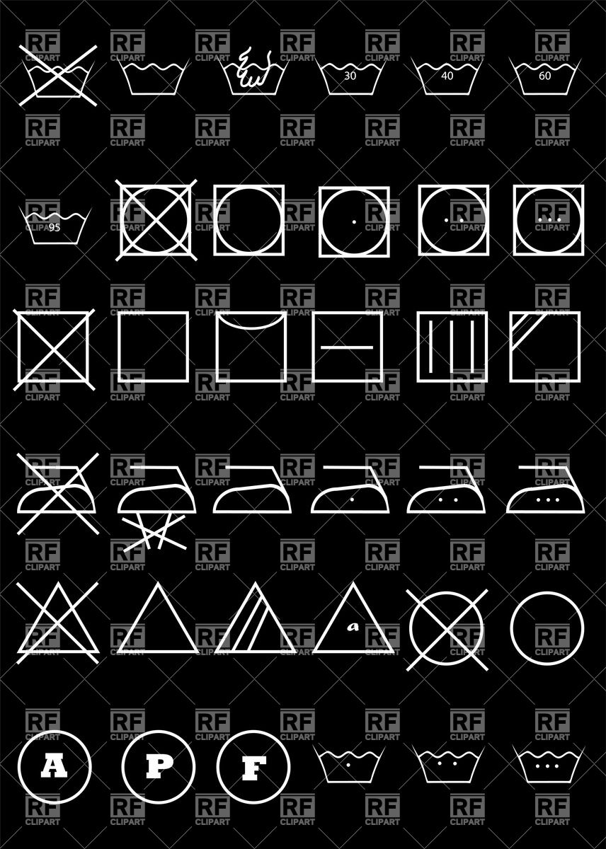 856x1200 Symbols For Clothes