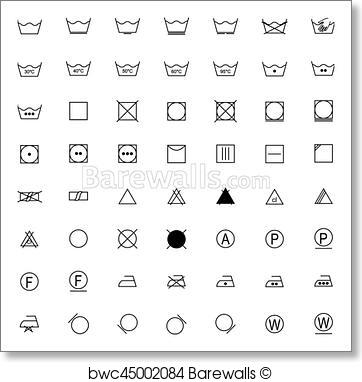 Laundry Symbols Vector at GetDrawings | Free download