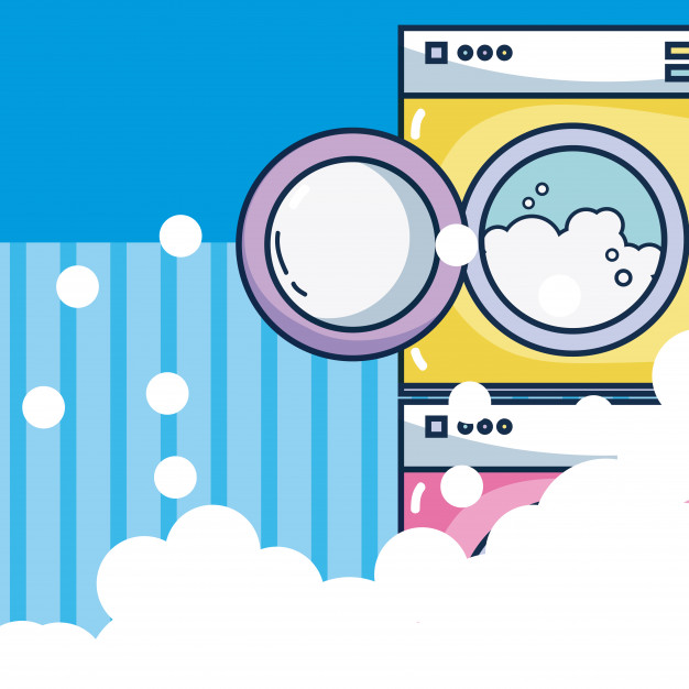 626x626 Washer Machine Laundry Vector Illustration Graphic Design Vector