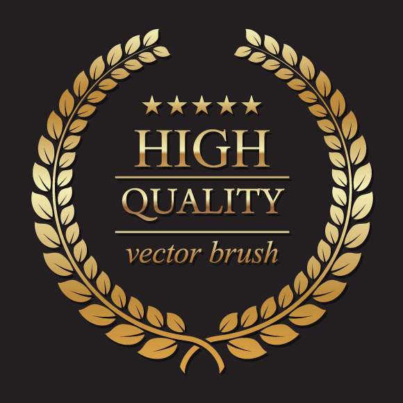 580x580 How To Create A Golden Laurel Wreath Vector In Illustrator