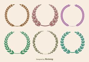 286x200 Laurel Wreath Vector
