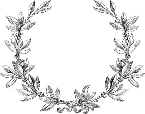 468x367 Laurel Wreath Vector Art 465239975 Branding Vector