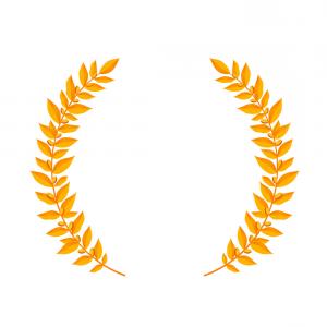 300x300 Gold Laurel Wreath Vintage Wreaths Heraldic Vector Orangiausa