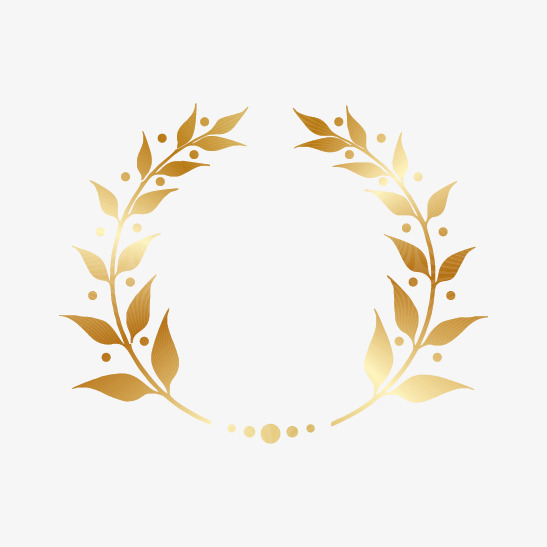 547x547 Golden Laurel Wreath Gold, Golden, Wreath, Gold Laurel Png And