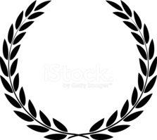 223x199 Laurel Wreath Vector Isolated Stock Vectors
