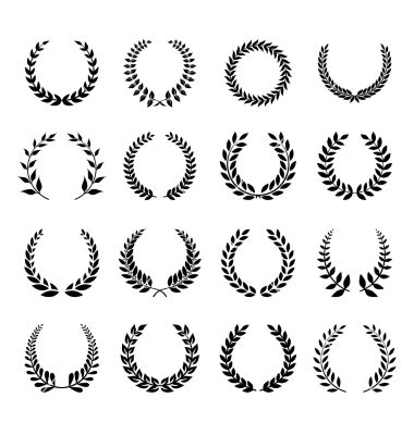 380x400 Laurel Wreath Vector Rats, Tatts, This, And That