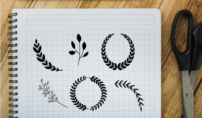 710x417 Set Of Free Laurel Amp Wreath Vector