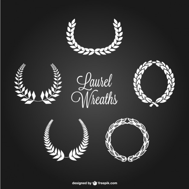 626x626 Vector Laurel Wreath Free Set Vector Free Vector Download In .ai