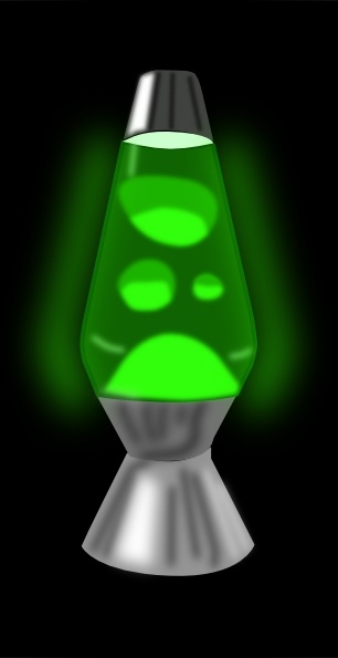 306x595 Lava Lamp Glowing Green Clip Art Free Vector In Open Office