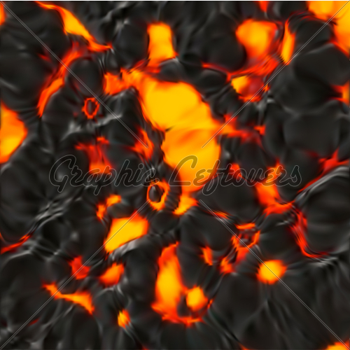 500x500 Illustrated Lava Texture Background. Vector Gl Stock Images
