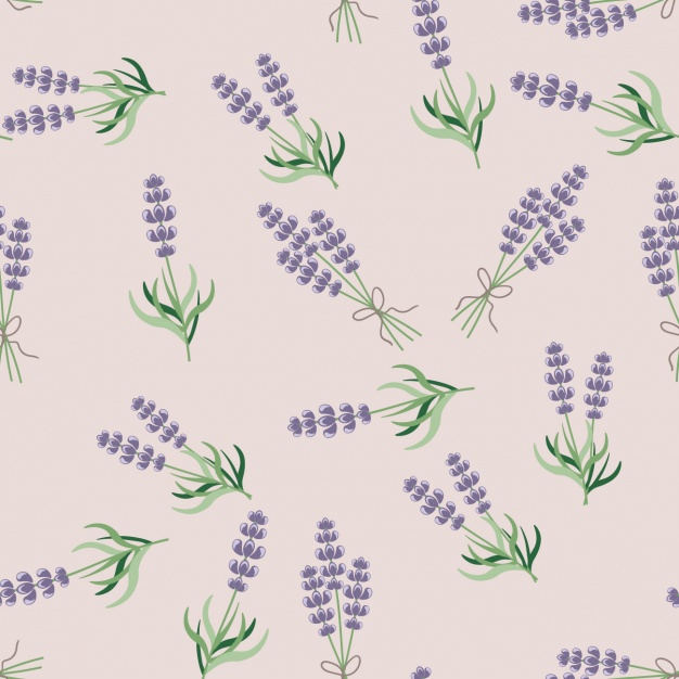 626x626 Lavender Seamless Pattern Vector Free Download