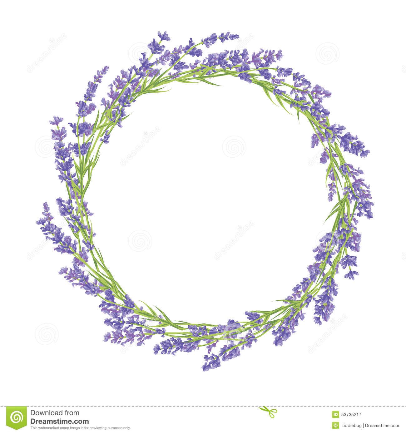 1300x1390 Circle Of Lavender Flowers