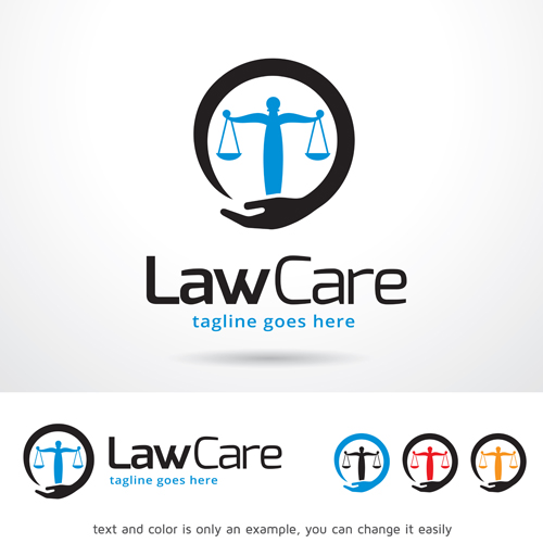 500x500 Law Care Logo Vector Free Download