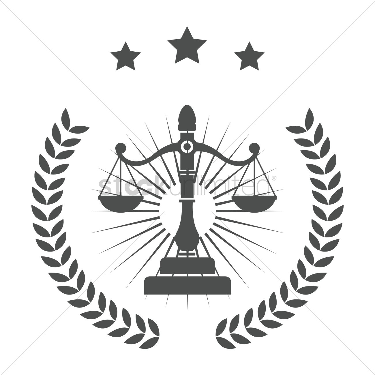 1300x1300 Law Logo Element Vector Image