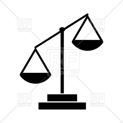 400x400 Law Scale Black Color Icon Vector Image Vector Artwork Of Icons