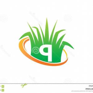 300x300 Royalty Free Vector Logo Of A Farmer Riding A Lawn Mower By