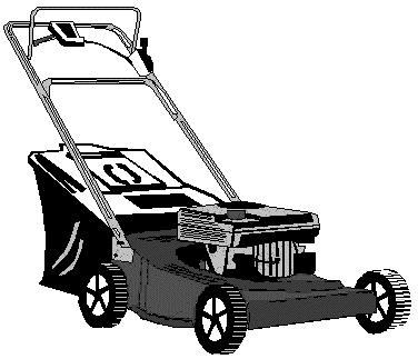 376x323 Lawn Mower Clip Art Free Vector Clipart Images 5