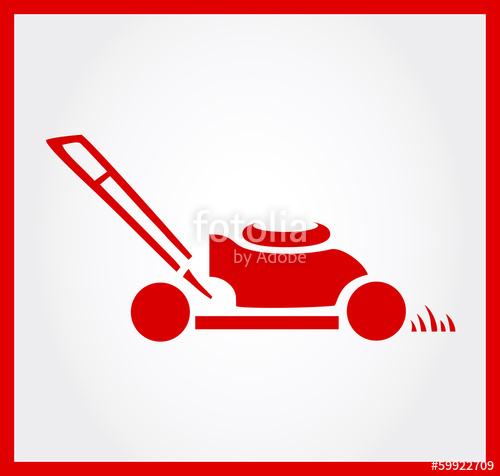 500x476 Lawn Mower Symbol Vector Stock Image And Royalty Free Vector