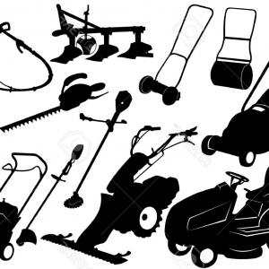 300x300 Little Girl Lawn Mower Vector Illustration Geekchicpro