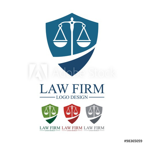 500x500 Law, Lawyer, Attorney, Pillar, Legas Scales, Shield, Design Logo
