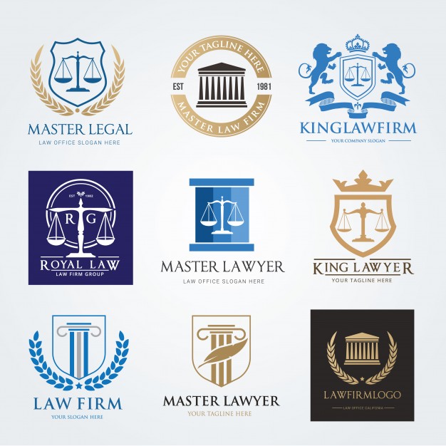 626x626 Law Firm Logo Icon Vector Design. Lawyer Logo Design Set Vector