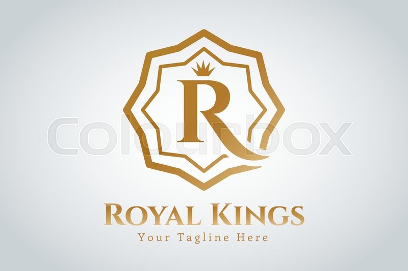 800x533 Royal Logo Vector Template. Hotel Logo. Kings Symbol. Royal Crests