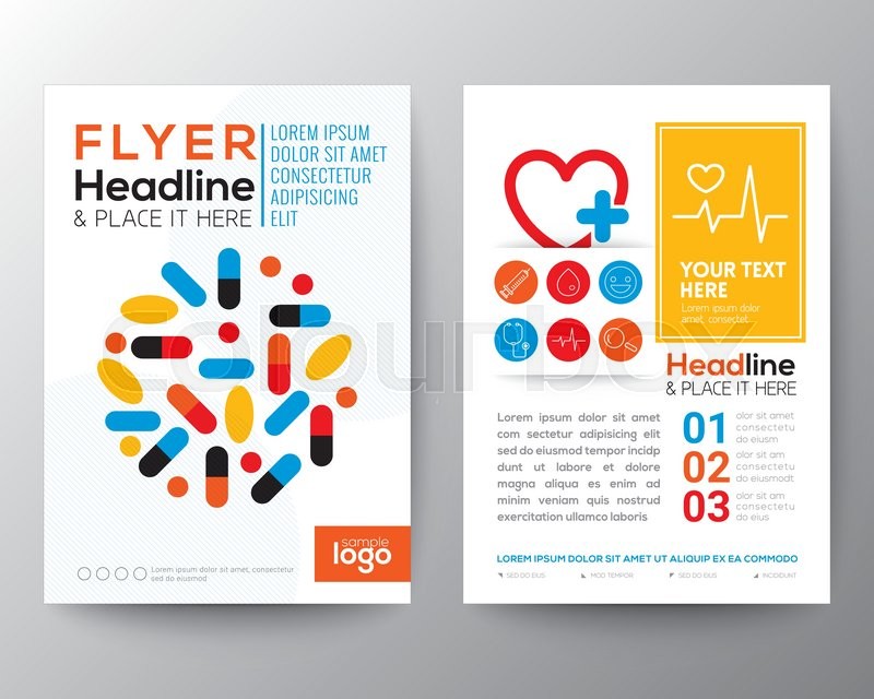 800x640 Health Care And Medical Poster Brochure Flyer Design Layout Vector
