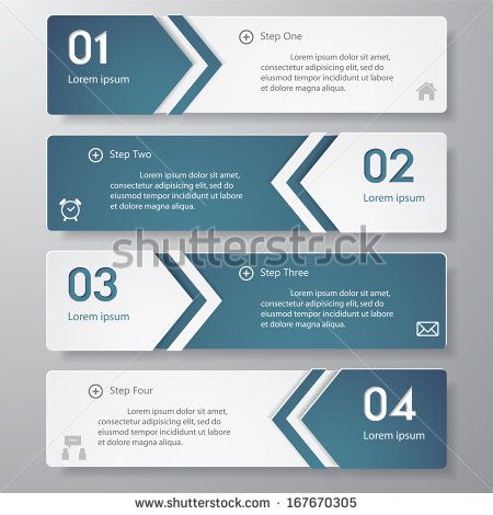 450x470 Design Clean Number Banners Templategraphic Or Website Layout