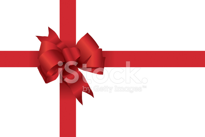 659x440 Vector De Cinta Y Lazo Rojo Stock Vector