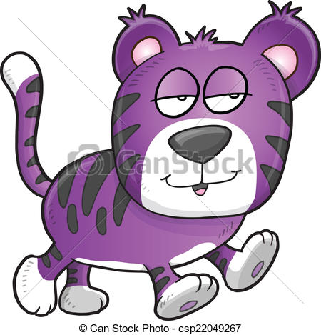 450x469 Lazy Sleepy Tiger Vector Illustration Art.