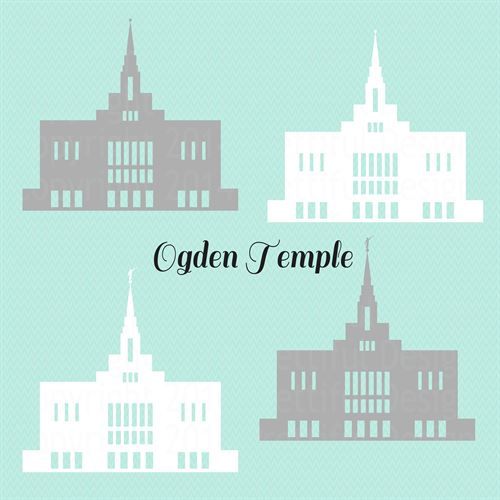 500x500 Ogden Temple Vector Clip Art My Faith Clip Art