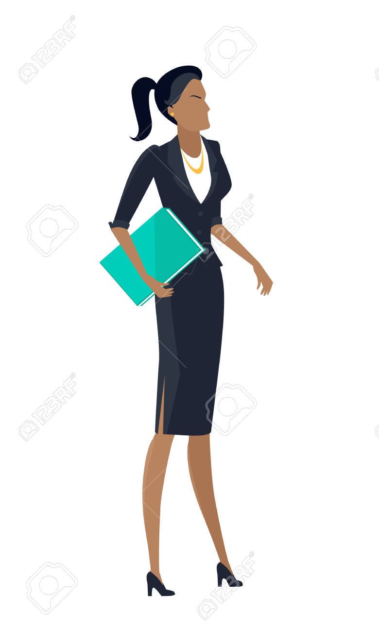 780x1300 Businesswoman Clipart Woman Leader ~ Frames ~ Illustrations ~ Hd