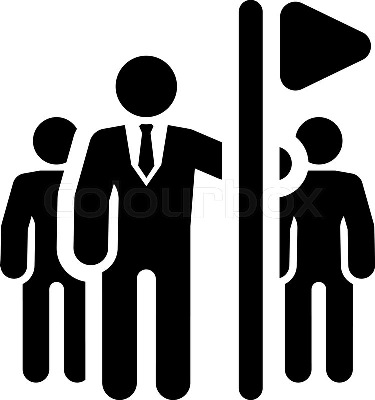 749x800 Team Leader Icon. Flat Design. Isolated Illustration. App Symbol