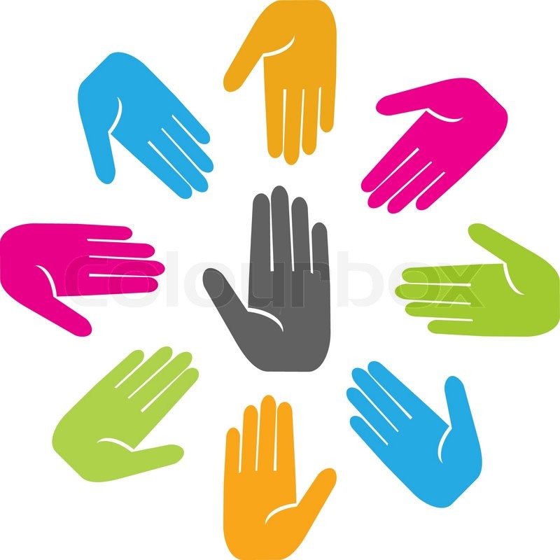 800x800 The Concept Of Bringing People Together Around A Leader Stock