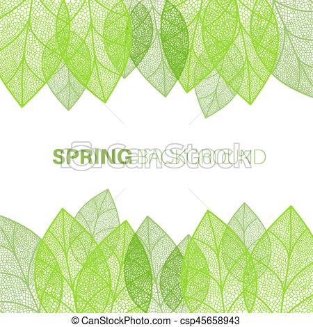 450x470 Spring Leaves Background. Spring Background With Green Leaves