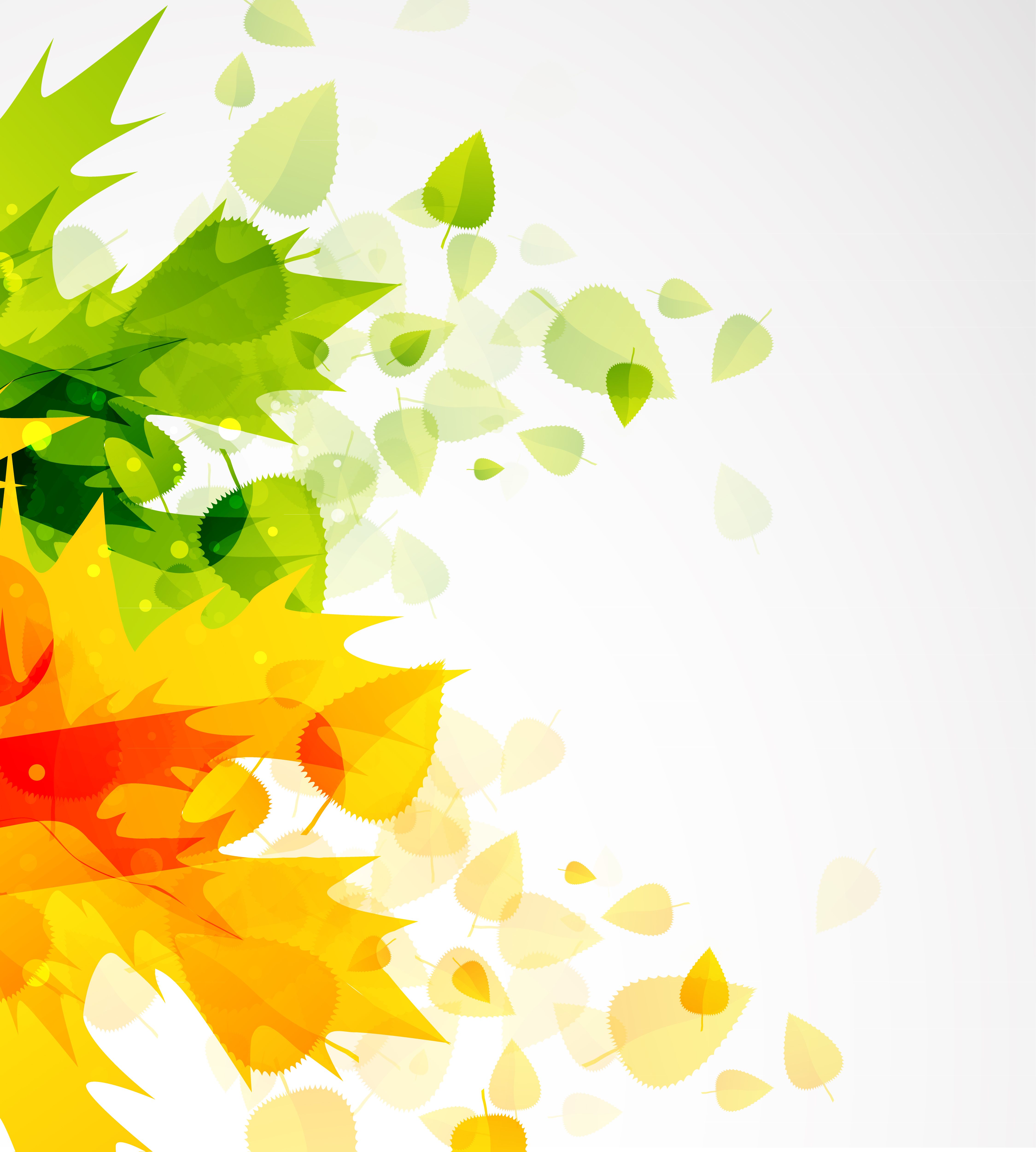 4498x5000 Free Vector Beautiful Autumn Leaf Background 01 Vector Graphic