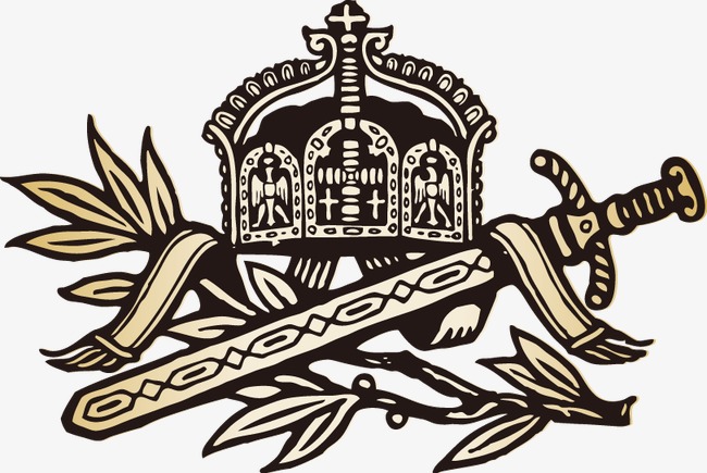 650x435 Abstract Crown Knife Leaf, Abstract Vector, Crown Vector, Leaf