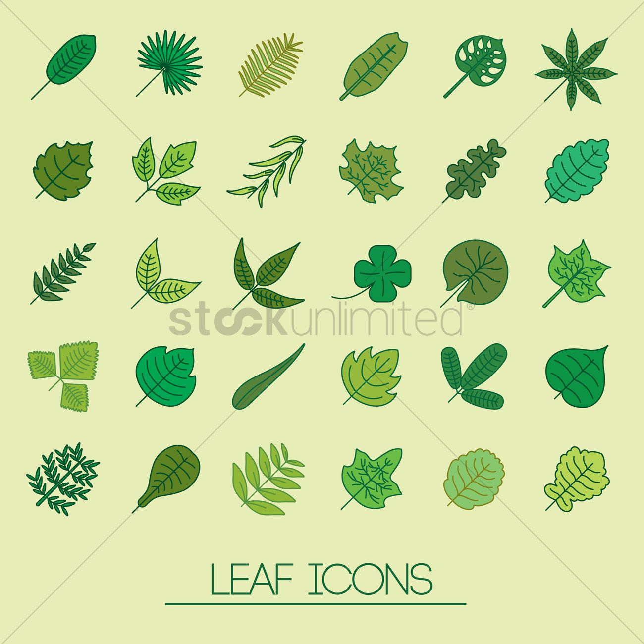 1300x1300 Leaf Icon Vector Image