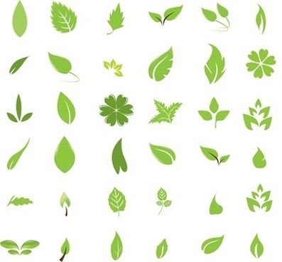 397x368 Single Green Leaf Icon Free Vector Download (30,525 Free Vector
