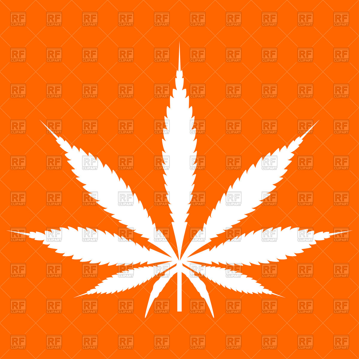 1200x1200 Cannabis (Marijuana) Leaf Icon Vector Image Vector Artwork Of