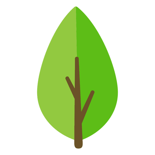 512x512 Green Leaf Illustration