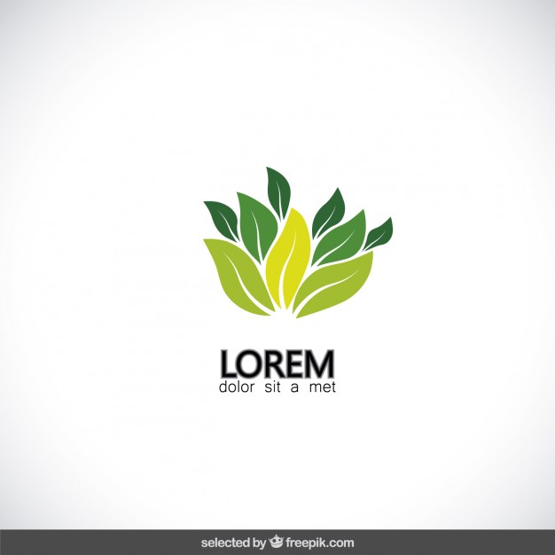 626x626 Green Leaves Logo Vector Free Download