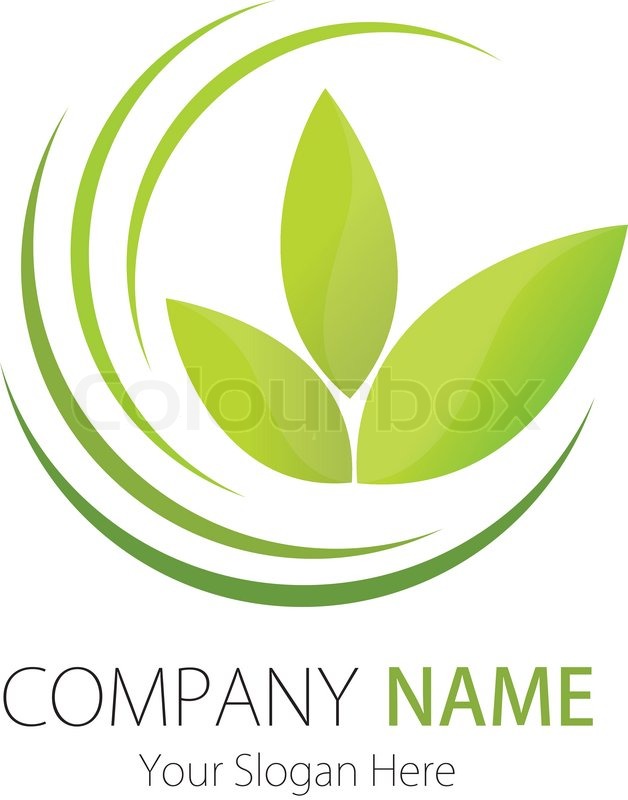 628x800 Company (Business) Logo Design, Vector, Plant, Leaf Stock Vector