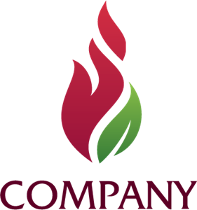 281x300 Company Leaf And Flames Logo Vector (.ai) Free Download