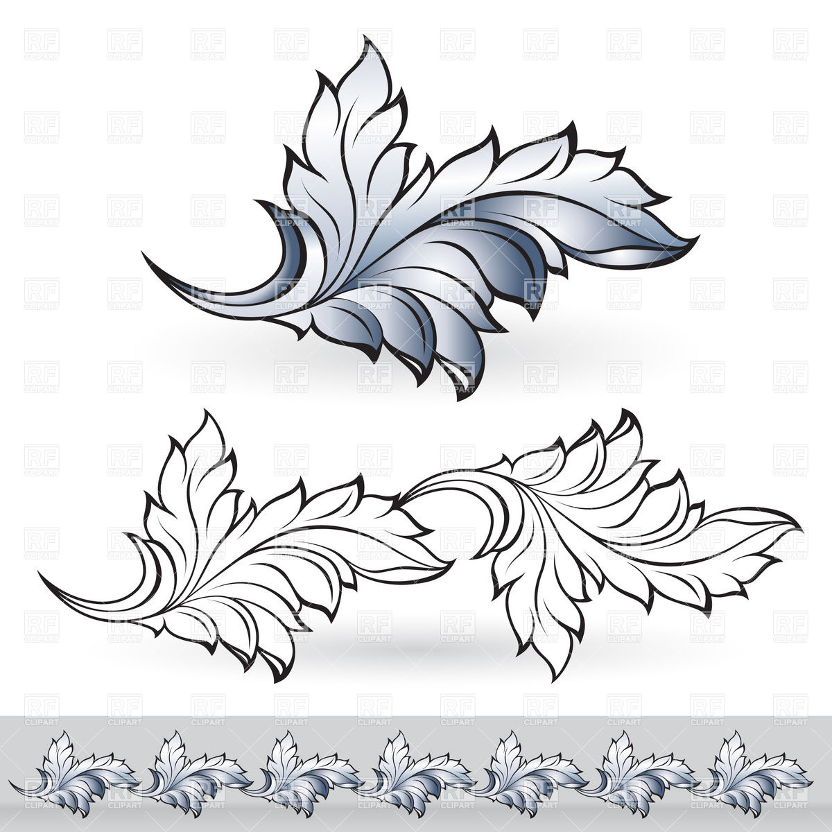 Leaf Outline Vector at GetDrawings | Free download