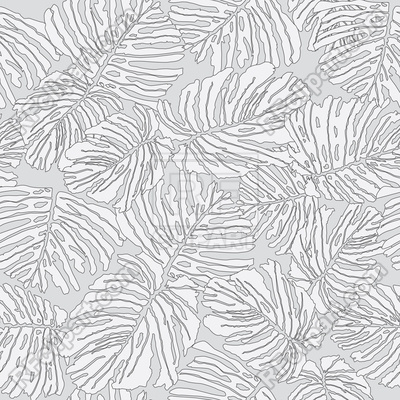 400x400 Floral Jungle Palm Leaves Texture Vector Image Vector Artwork Of
