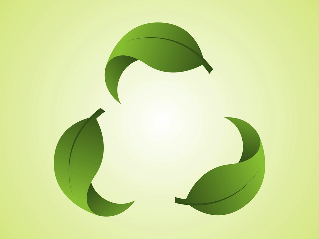 1024x768 Recycling Leaves Vector Art Amp Graphics